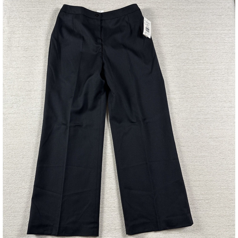 Quiet Luxury Wool Wide Leg Dress Pants Career Office Harve Benard 14 NWT Capsule
